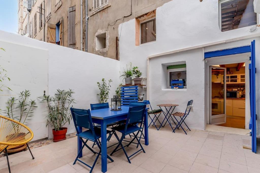 Duplex 4 Pers. Centre Avec Cour Privee Ensoleillee Lägenhet Marseille Exteriör bild