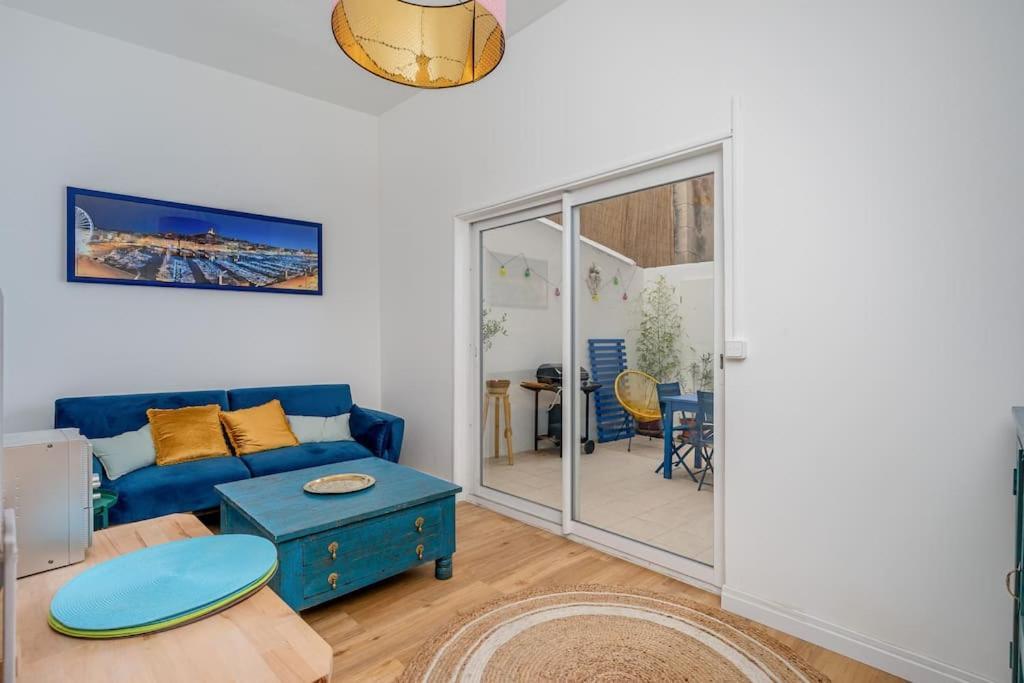 Duplex 4 Pers. Centre Avec Cour Privee Ensoleillee Lägenhet Marseille Exteriör bild